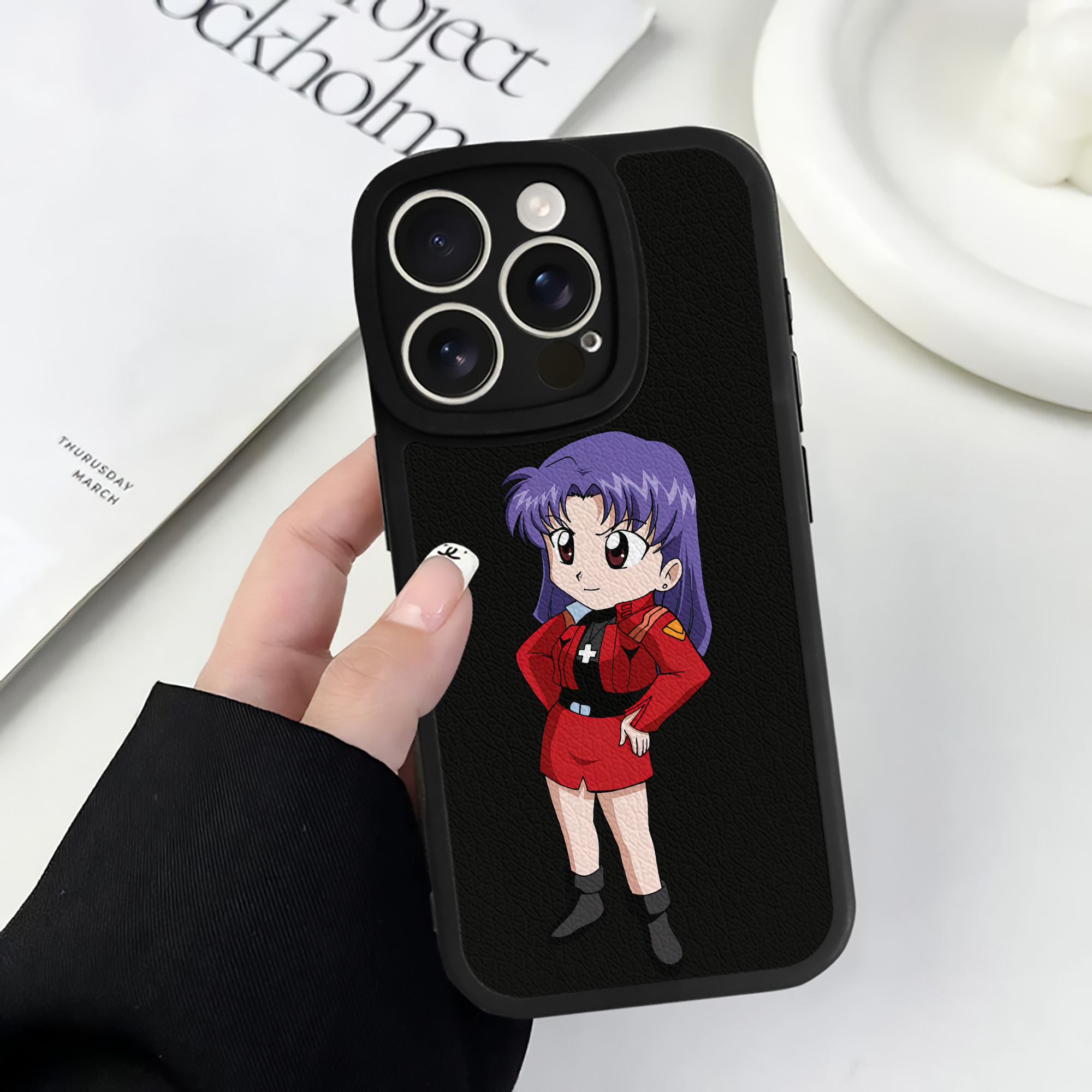 （画像用） EVA 新世紀エヴァンゲリオン 【iPhone 16シリーズ対応】シリコンスマホケース（レザー調） 材質：シリコン